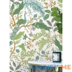 Rifle Paper Co. Peacock Garden Peel and Stick Wallpaper