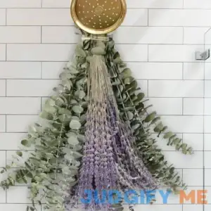 120 PCS Dried Eucalyptus Stems & Lavender Flowers Bundle for Shower