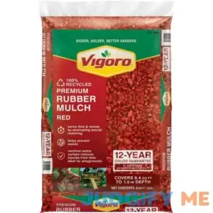 0.8 cu. ft. Red Bagged Recycled Rubber Mulch