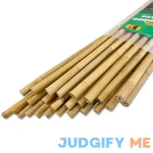 Jollybower 25pcs 1/2" D Thicker Heavy Duty Bamboo Stakes