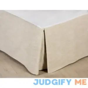 Classic Linen Natural bed skirt different drops