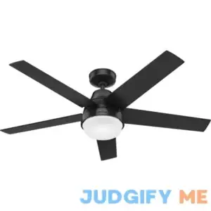 Hunter 52-inch Aerodyne Matte Ceiling Fan with LED Light