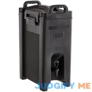 Choice 5 Gallon Black Insulated Beverage Dispenser