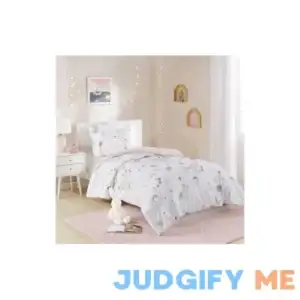 Bob's Discount Furniture Despia Comforter Set in White/Gold/Pink