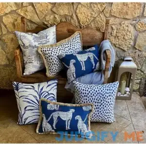 Bjargmundur Pebble Beach Square Sunbrella Pillow Cover & Inserts Rosdorf Park