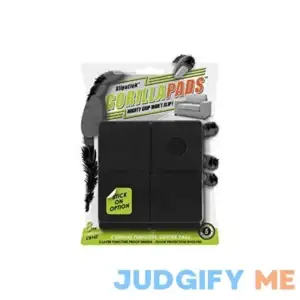 Slipstick GorillaPads 2" Square Furniture Gripper Pads Black