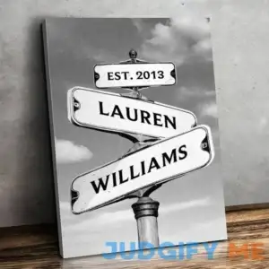 Always Beside You - Couple Personalized Custom Vertical Canvas - Gift For Husband Wife