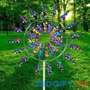 Magical Windmill Metal Wind Spinner Outdoor