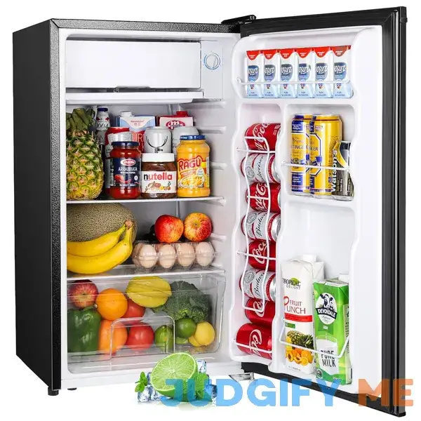 Upstreman 3.2 Cu.Ft Mini Fridge with Freezer Single Door Upstreman 3.2 Cu.Ft Mini Fridge with Freezer Single Door
