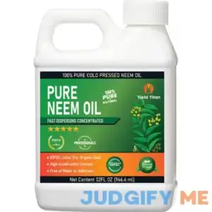 Yield Titan Organic Neem Oil for Thriving Indoor and Outdoor Gardens