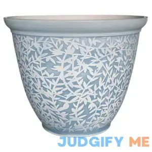 Ready Refill 13.94-in W x 10.83-in H Blue Plastic Traditional Indoor/Outdoor Planter HDR-082897