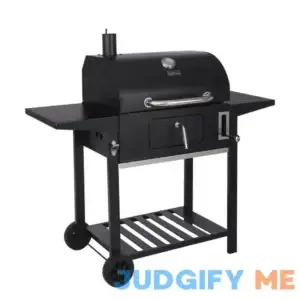 Royal Gourmet 24-in W Black Cart Charcoal Grill