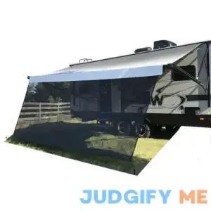 Tentproinc RV Awning Sun Shade Screen Mesh Sunshade UV Blocker Complete Kits Motorhome Camping Trailer Canopy Shelter