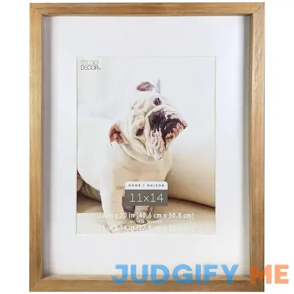 Studio Decor Natural Walnut Stain 11" x 14" Frame with Mat Studio Decor Natural Walnut Stain 11" x 14" Frame with Mat