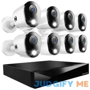Night Owl 12 Channel 8 Camera Wired 2K 1TB DVR Security System with 2-way Audio
