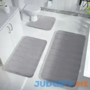 Memory Foam Bathroom Rug Set