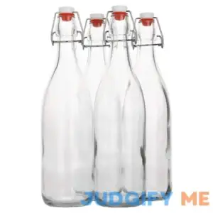 AYL Flip Top Glass Bottle Swing Brewing with Stopper for Beverages