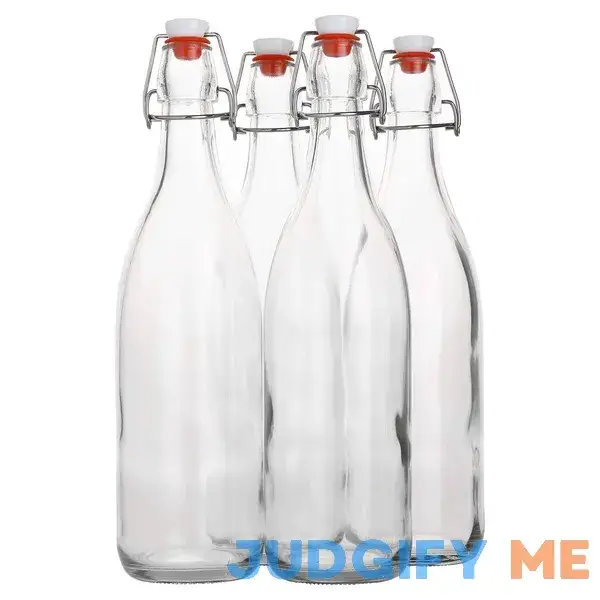 AYL Flip Top Glass Bottle Swing Brewing with Stopper for Beverages AYL Flip Top Glass Bottle Swing Brewing with Stopper for Beverages