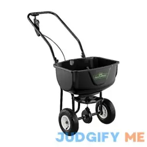 GroundWork 50 lb. Capacity Push Broadcast Spreader with Metal Controller 1225239