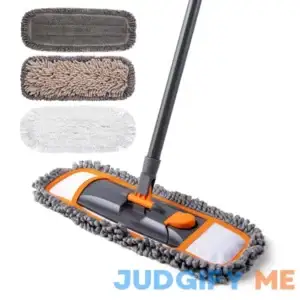 CLEANHOME Mops for Floor Cleaning with 3 Different Washable Mop Pads and Extendable 55 Long Handle