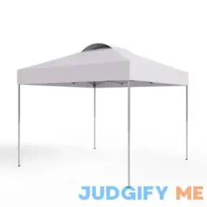 10 ft. x 10 ft. Instant Canopy Pop Up Tent in White With Wheeled Bag