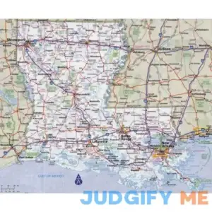 Gifts Delight Laminated 29x24 Poster: Road Map - Large Detailed Roads and Highways map of Louisiana State with All citiesMaps of