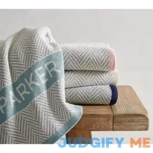 Personalized Herringbone Baby Blanket