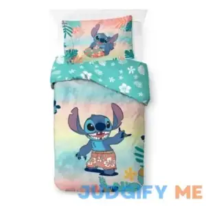 Lilo and Stitch 2-Piece Twin/Full Reversible Comforter and Pillowcase Bedding Set