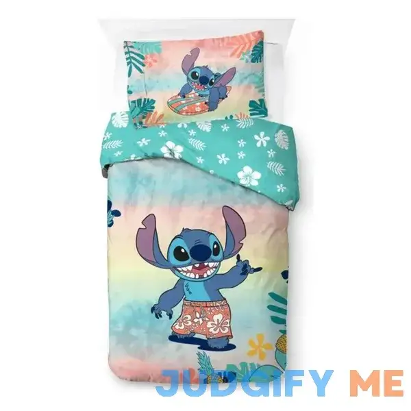 Lilo and Stitch 2-Piece Twin/Full Reversible Comforter and Pillowcase Bedding Set Lilo and Stitch 2-Piece Twin/Full Reversible Comforter and Pillowcase Bedding Set