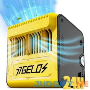 JJGELOS 10000mAh Rechargeable Waist Fan: Hands-free USB Belt Fan with 24H Working Time | Portable Mini Waist Air Conditioner Fan with 3 Speeds