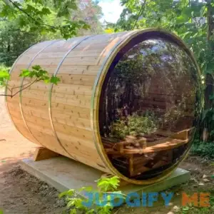 SAUNAONES Barrel Sauna Serenity Nature Air 4