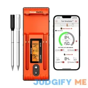 ThermoPro Twin TempSpike 500FT Truly Wireless Meat Thermometer with 2 Meat Probes