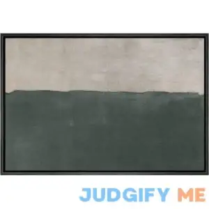 Minimal Landscape Pastel Green Modern Contemporary Art Chic Minimalist Room Decor Framed On Canvas Print Wall Art IDEA4WALL