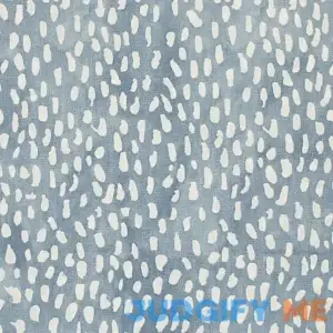 Thandie Watercolor Spotted Duvet Cover - Cornflower