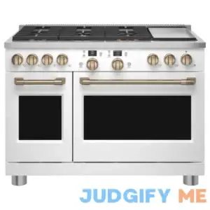Cafe 48" Smart Dual-Fuel Commercial-Style Range With 6 Burners And Griddle