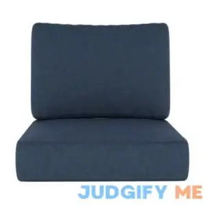 Outdoor Sunbrella Seat/Back Cushion North Cape International Cushion Color: Spectrum Indigo Sunbrella Plainweave