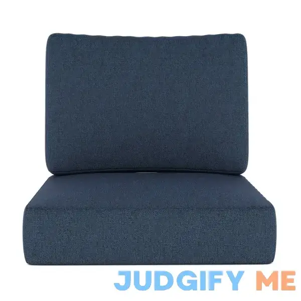Outdoor Sunbrella Seat/Back Cushion North Cape International Cushion Color: Spectrum Indigo Sunbrella Plainweave Outdoor Sunbrella Seat/Back Cushion North Cape International Cushion Color: Spectrum Indigo Sunbrella Plainweave