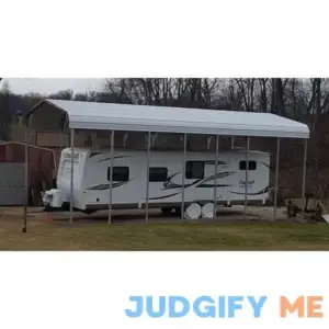 12x35 ft. Regular Roof Carport - Free Set Up & Delivery - Metal Carports & RV Shelters - Alan's Factory Outlet