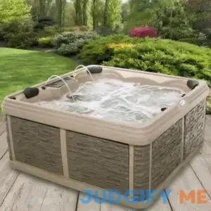 Luxury Plug & Play 6-Person Outdoor Hot Tub Lounger & Non-Lounger With 26 Hydrotherapy Jets For Maximum Relaxation