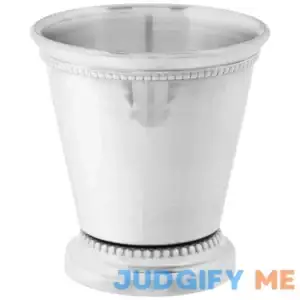 Elegance Stainless Steel Beaded Mint Julep Cup