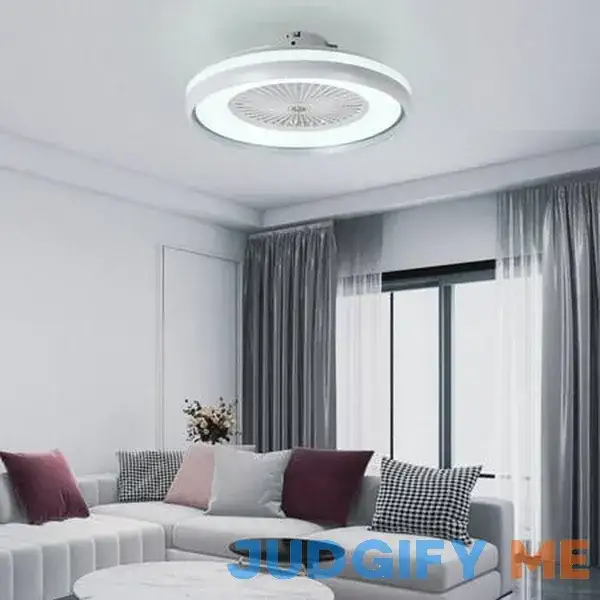 Bladeless Ceiling Fan with Light & Remote Control Ceiling Lamp Flush Mount 20 Bladeless Ceiling Fan with Light & Remote Control Ceiling Lamp Flush Mount 20