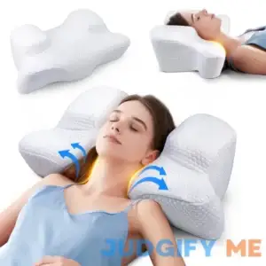 Lopsch Cervical Neck Beauty Pillow Anti-Aging & Anti-Wrinkle Memory Foam for Neck & Shoulder Pain
