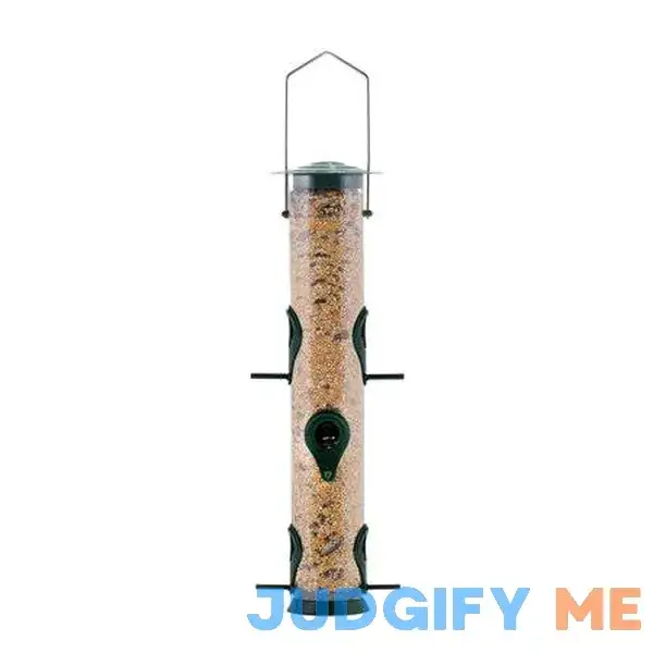 Gray Bunny 14 Inches Tube Bird Feeders for Outdoors Hanging Gray Bunny 14 Inches Tube Bird Feeders for Outdoors Hanging