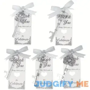 100pcs Guests Souvenir Gift Set With Thank You Crads And Ribbons