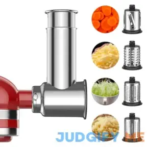 Stainless Steel Slicer Shredder Attachment for KitchenAid Mixers