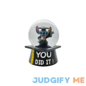 Disney Stitch Graduation Waterglobe