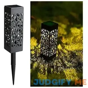Maggift 8 Pcs Solar Powered LED Garden Lights Solar Path Lights Outdoor