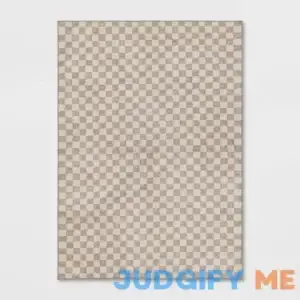 Threshold Checkerboard Plush Accent Rug