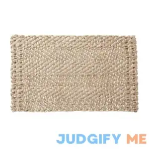 Pottery Barn Herringbone Jute Doormat 22 x 36