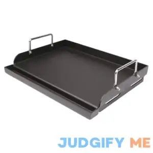Uniflasy Universal Griddle Flat Top Plate 17" x13вЂќ Nonstick Coating Cooking Griddle Pan fits Weber Nexgrill Charbroil Kenmore Camp Chef